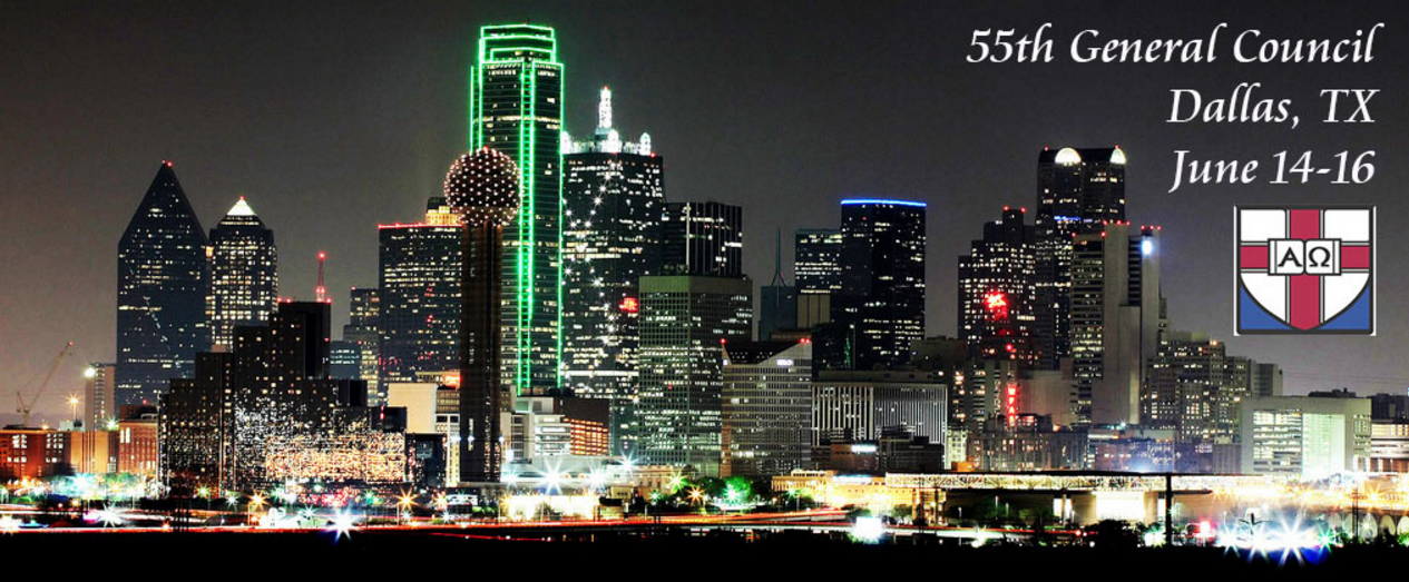 Dallas Skyline advertising 55th General Council June 14-16, 2017