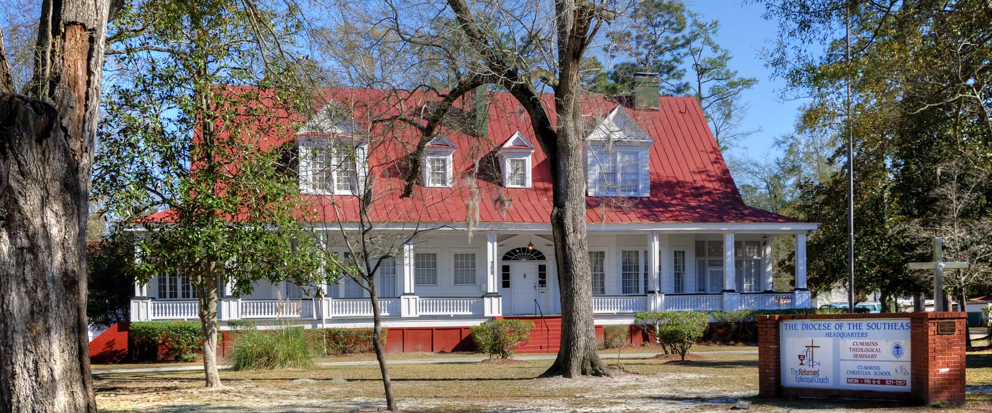 Front of DIocese of the Southeast in Summerville SC